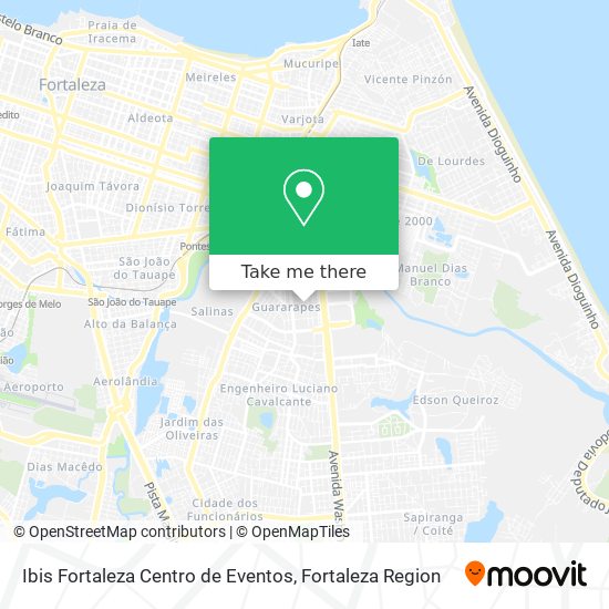 Ibis Fortaleza Centro de Eventos map