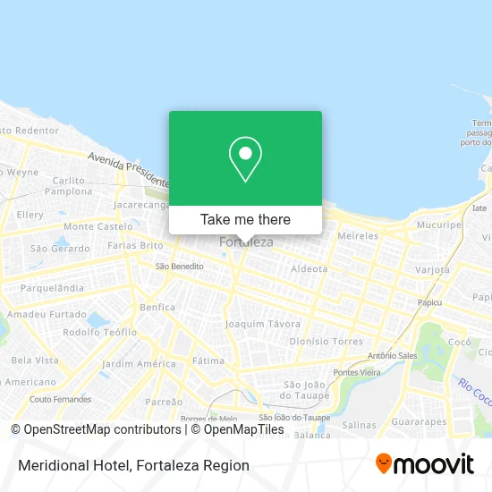 Meridional Hotel map
