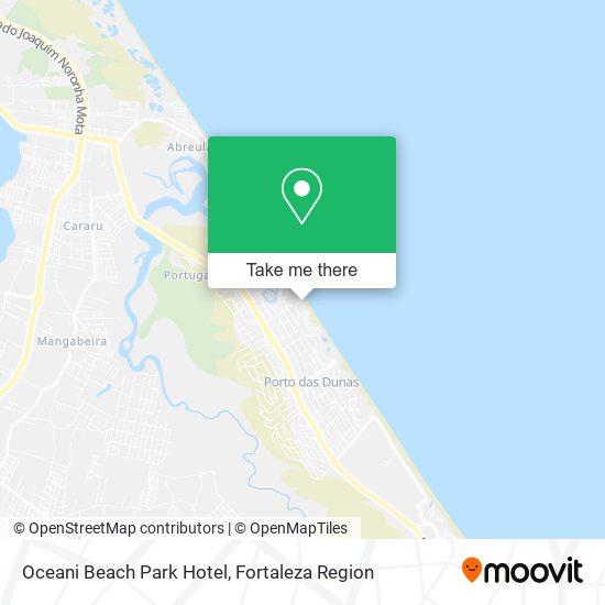 Mapa Oceani Beach Park Hotel