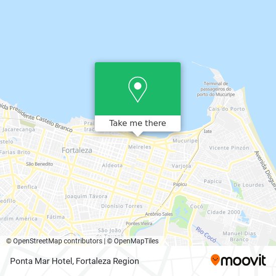 Ponta Mar Hotel map