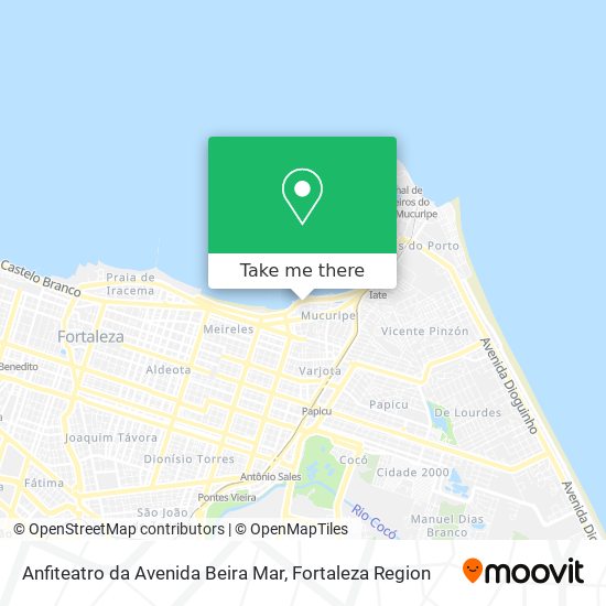 Anfiteatro da Avenida Beira Mar map