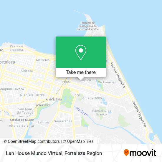 Lan House Mundo Virtual map
