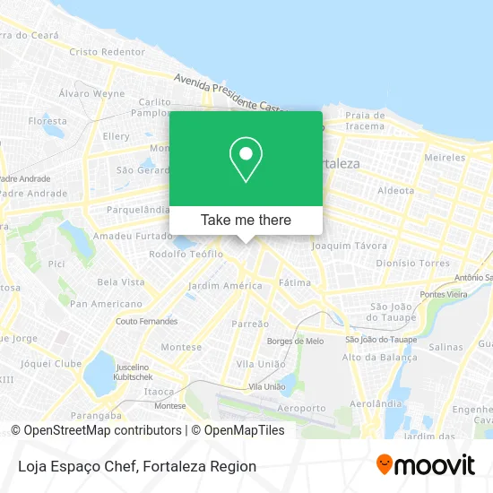 Loja Espaço Chef map