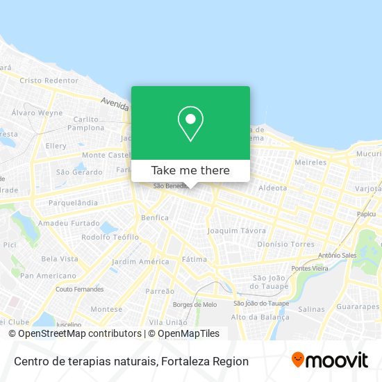 Centro de terapias naturais map