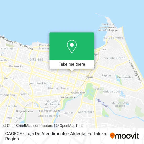 CAGECE - Loja De Atendimento - Aldeota map