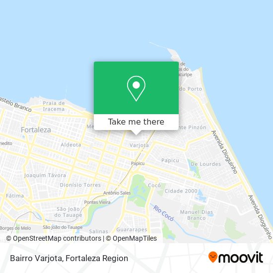 Bairro Varjota map