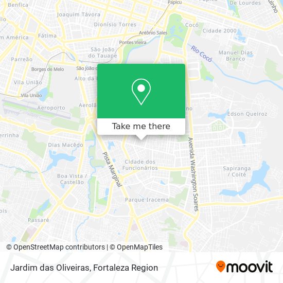 Mapa Jardim das Oliveiras