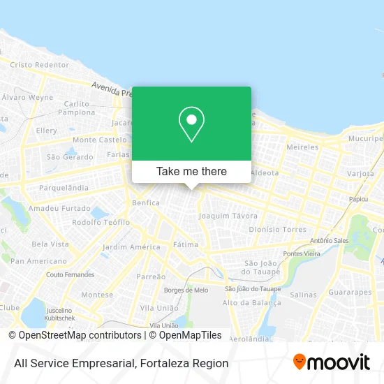 All Service Empresarial map
