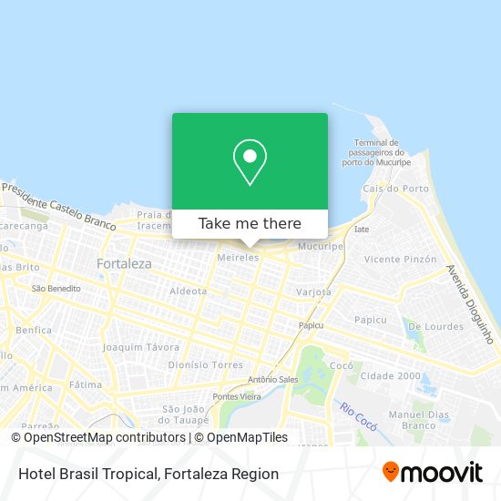 Hotel Brasil Tropical map