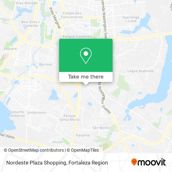 Nordeste Plaza Shopping map