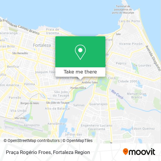 Mapa Praça Rogério Froes