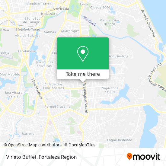 Viriato Buffet map