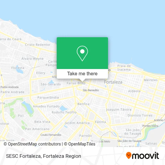 SESC Fortaleza map