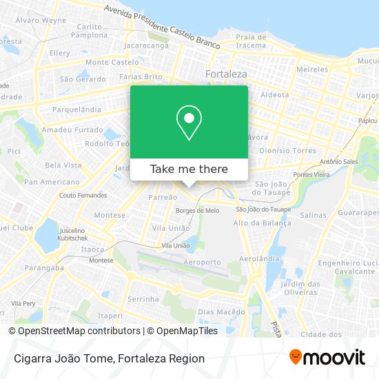 Cigarra João Tome map