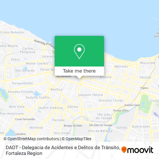 DADT - Delegacia de Acidentes e Delitos de Trânsito map