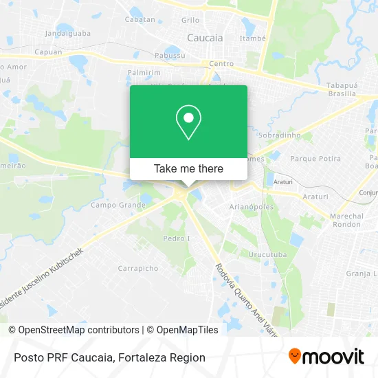 Posto PRF Caucaia map