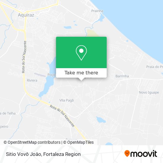 Sitio Vovô Joâo map