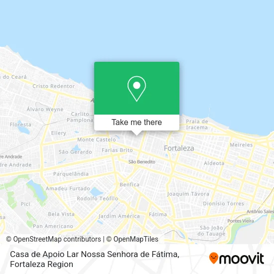 Casa de Apoio Lar Nossa Senhora de Fátima map