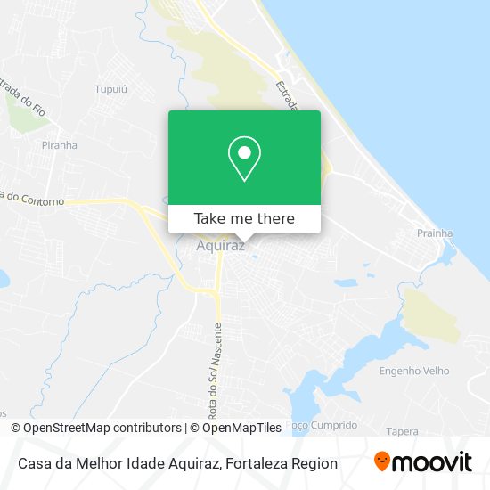 Casa da Melhor Idade Aquiraz map