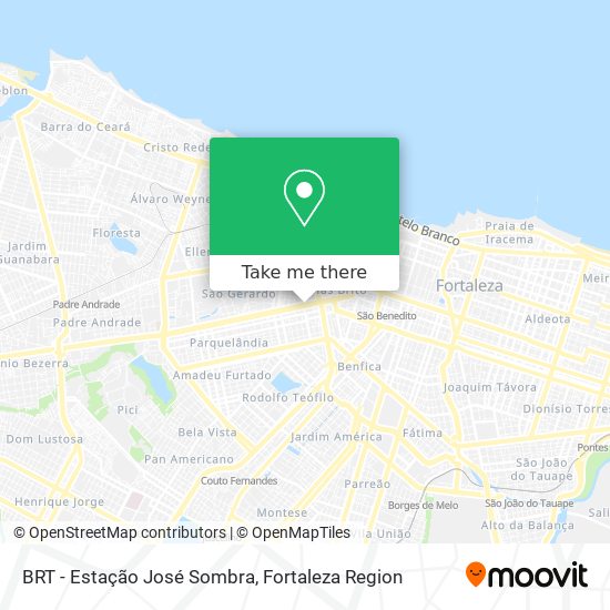 BRT - Estação José Sombra map