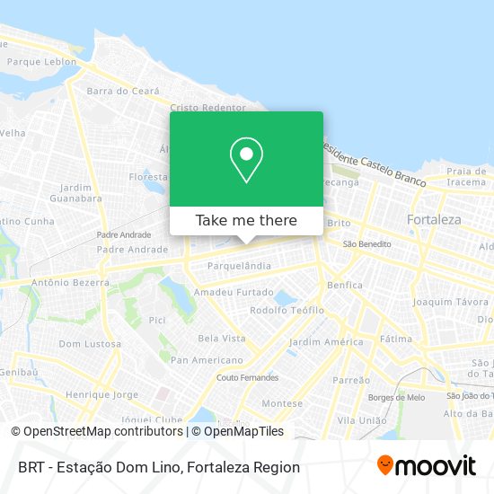BRT - Estação Dom Lino map