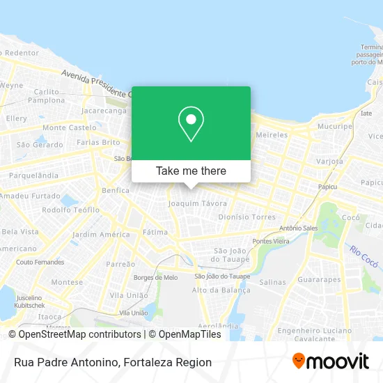 Rua Padre Antonino map