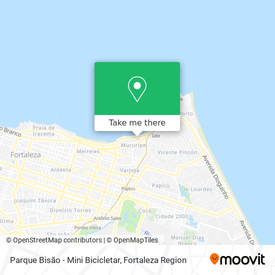 Parque Bisão - Mini Bicicletar map