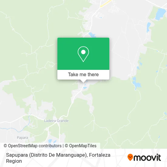 Sapupara (Distrito De Maranguape) map