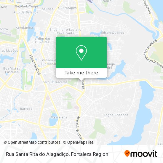 Rua Santa Rita do Alagadiço map