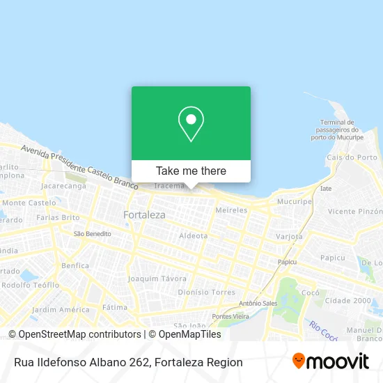 Rua Ildefonso Albano 262 map
