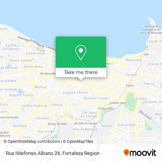 Rua Ildefonso Albano 26 map