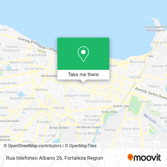 Rua Ildefonso Albano 26 map