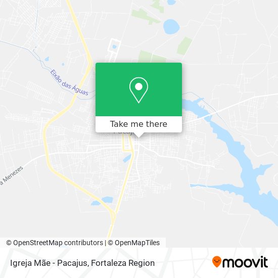 Mapa Igreja Mãe - Pacajus