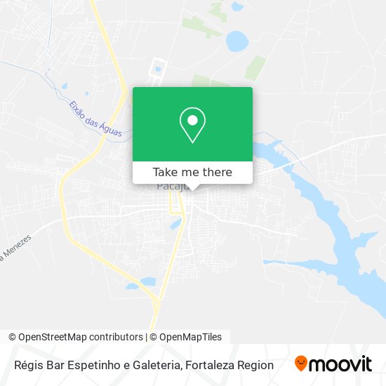Régis Bar Espetinho e Galeteria map