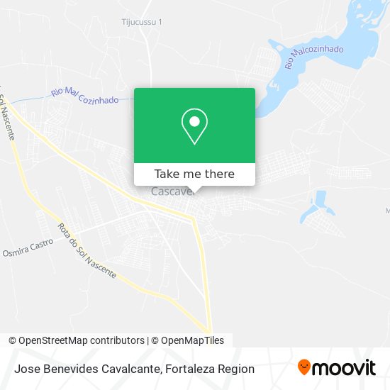 Jose Benevides Cavalcante map