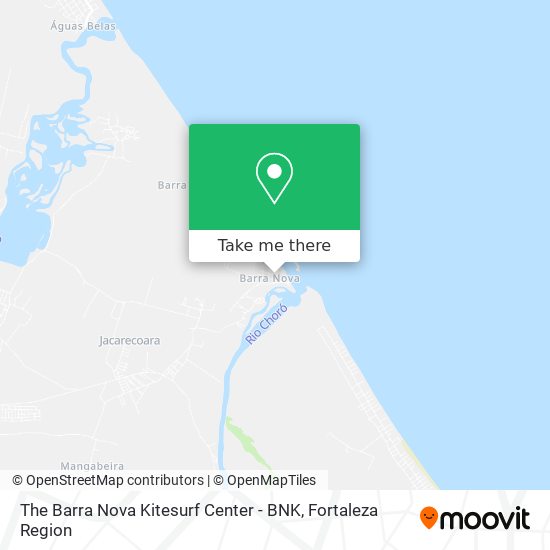 The Barra Nova Kitesurf Center - BNK map