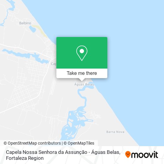 Capela Nossa Senhora da Assunção - Águas Belas map