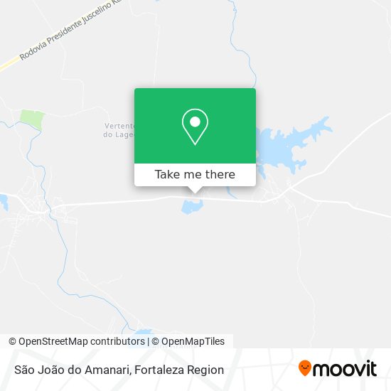 São João do Amanari map