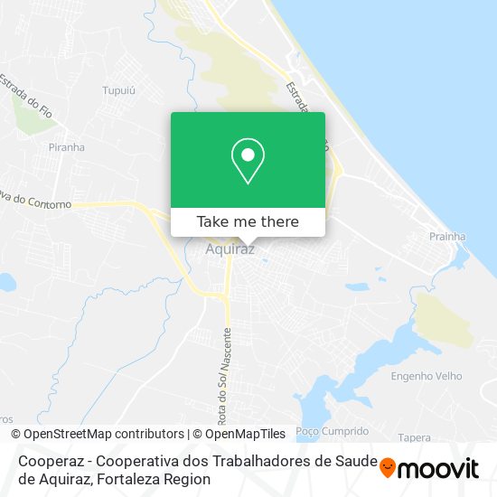 Cooperaz - Cooperativa dos Trabalhadores de Saude de Aquiraz map