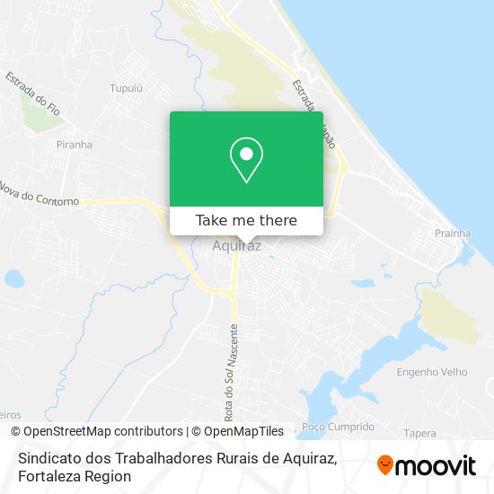 Sindicato dos Trabalhadores Rurais de Aquiraz map