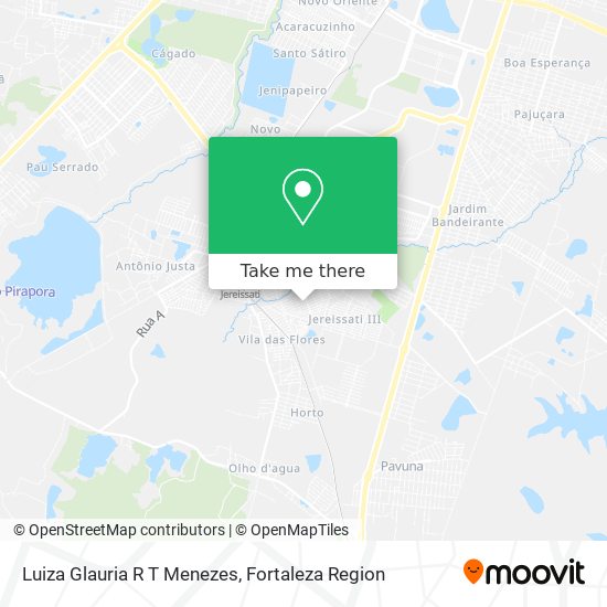 Luiza Glauria R T Menezes map