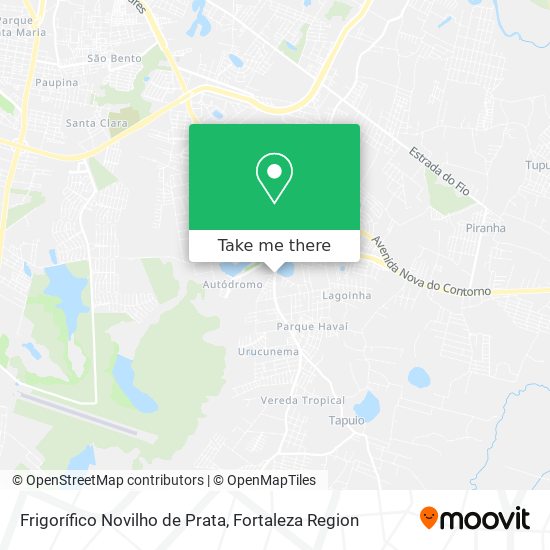 Frigorífico Novilho de Prata map