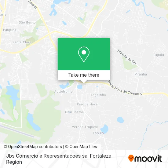 Jbs Comercio e Representacoes sa map
