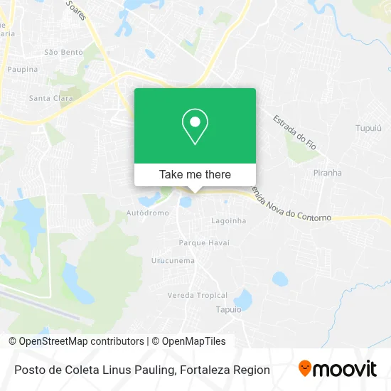 Posto de Coleta Linus Pauling map