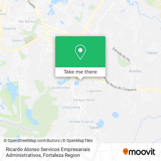Ricardo Alonso Servicos Empresariais Administrativos map