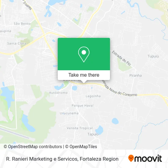 R. Ranieri Marketing e Servicos map