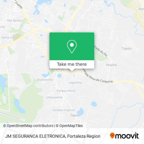 JM SEGURANCA ELETRONICA map