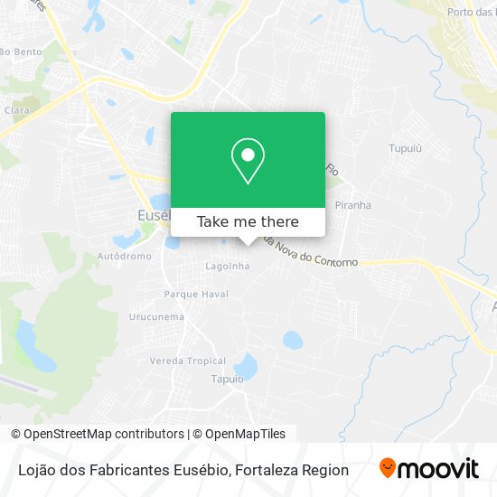 Lojão dos Fabricantes Eusébio map