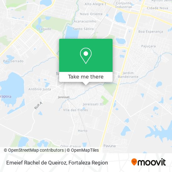 Emeief Rachel de Queiroz map