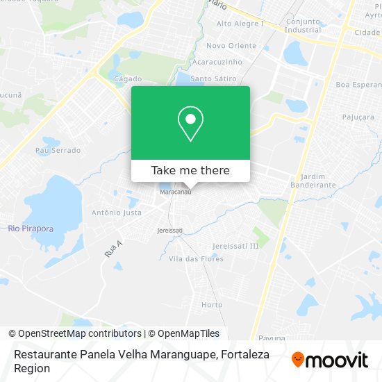 Restaurante Panela Velha Maranguape map